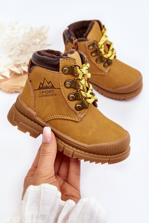 Children's Lined Boots Trappers Camel Walter Children's Lined Boots Trappers Camel Walter