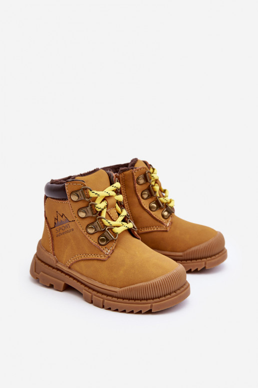 Children's Lined Boots Trappers Camel Walter Children's Lined Boots Trappers Camel Walter