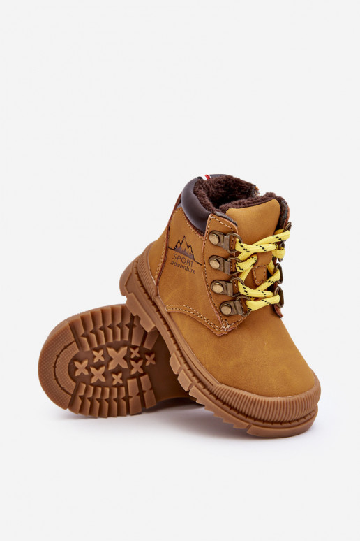 Children's Lined Boots Trappers Camel Walter Children's Lined Boots Trappers Camel Walter