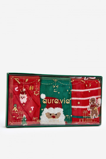 Set of 3 pairs of festive socks 2