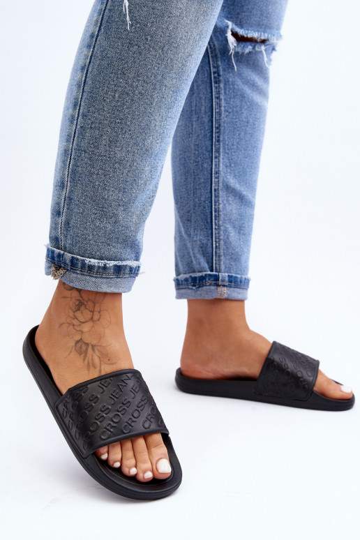 Women's Slippers Cross Jeans FF2R4153C Black