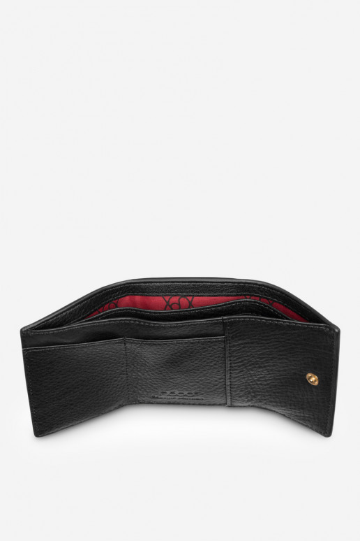 Women's Small Wallet Made of Natural Leather Nobo NPUR-LR110-C020 Black Women's Small Wallet Made of Natural Leather Nobo NPUR-LR110-C020 Black