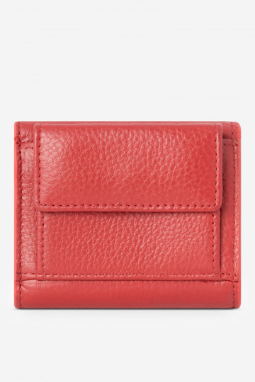 Women's Small Wallet Made of Natural Leather Nobo NPUR-LR110-C005 Red 2