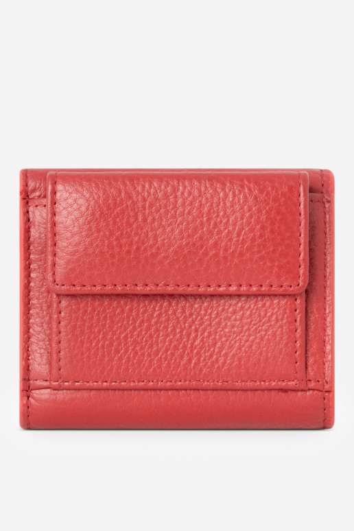 Women's Small Wallet Made of Natural Leather Nobo NPUR-LR110-C005 Red Women's Small Wallet Made of Natural Leather Nobo NPUR-LR110-C005 Red