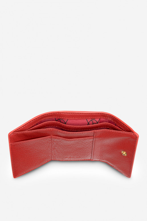 Women's Small Wallet Made of Natural Leather Nobo NPUR-LR110-C005 Red Women's Small Wallet Made of Natural Leather Nobo NPUR-LR110-C005 Red