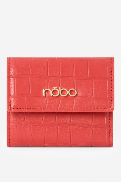 Women's Small Wallet Made of Natural Leather Animal Print Nobo NPUR-LR111-C005 Red Women's Small Wallet Made of Natural Leather Animal Print Nobo NPUR-LR111-C005 Red