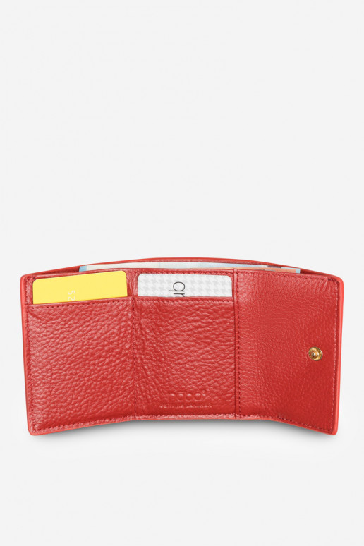 Women's Small Wallet Made of Natural Leather Animal Print Nobo NPUR-LR111-C005 Red Women's Small Wallet Made of Natural Leather Animal Print Nobo NPUR-LR111-C005 Red