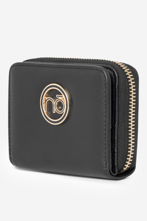 Women's Small Genuine Leather Wallet Nobo NPUR-LR0021-C020 Black Women's Small Genuine Leather Wallet Nobo NPUR-LR0021-C020 Black