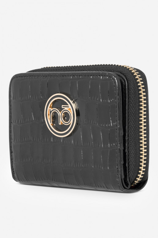 Women's Wallet Made of Natural Leather Animal Print Small Nobo NPUR-LR0020-C020 Black Women's Wallet Made of Natural Leather Animal Print Small Nobo NPUR-LR0020-C020 Black