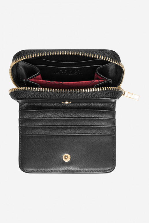 Women's Wallet Made of Natural Leather Animal Print Small Nobo NPUR-LR0020-C020 Black Women's Wallet Made of Natural Leather Animal Print Small Nobo NPUR-LR0020-C020 Black