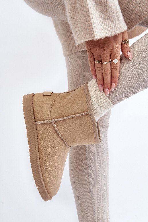 Women's Snow Boots Cross Jeans MM2R4023C Beige Women's Snow Boots Cross Jeans MM2R4023C Beige