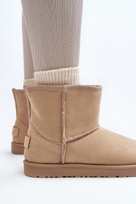 Women's Snow Boots Cross Jeans MM2R4023C Beige Women's Snow Boots Cross Jeans MM2R4023C Beige