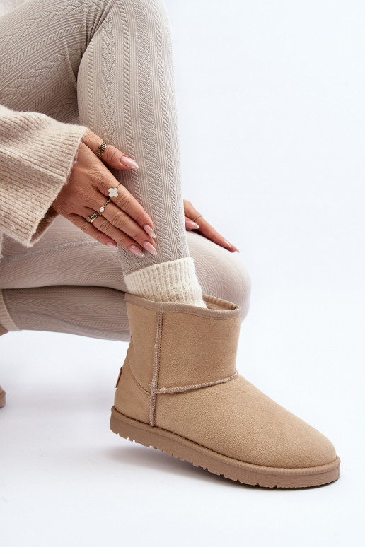 Women's Snow Boots Cross Jeans MM2R4023C Beige Women's Snow Boots Cross Jeans MM2R4023C Beige