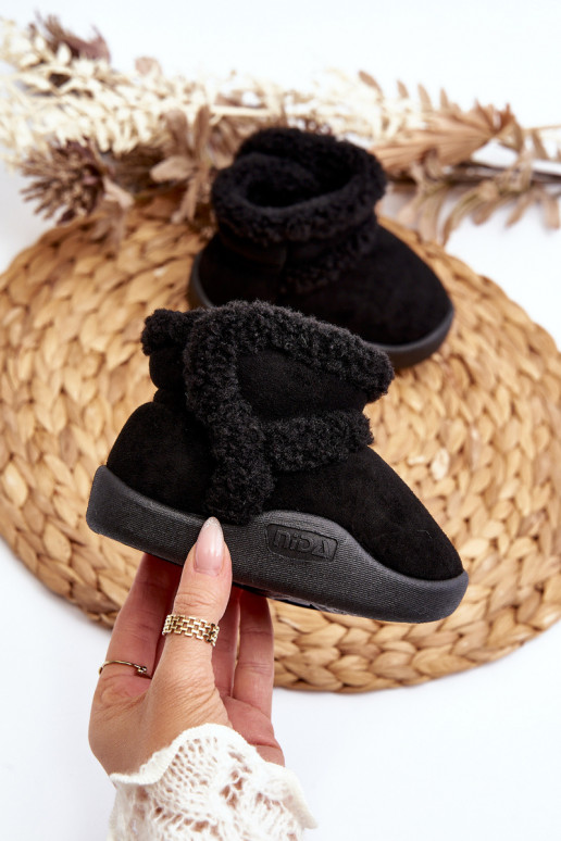 Children's Snow Boots with Velcro Black Unitia Children's Snow Boots with Velcro Black Unitia