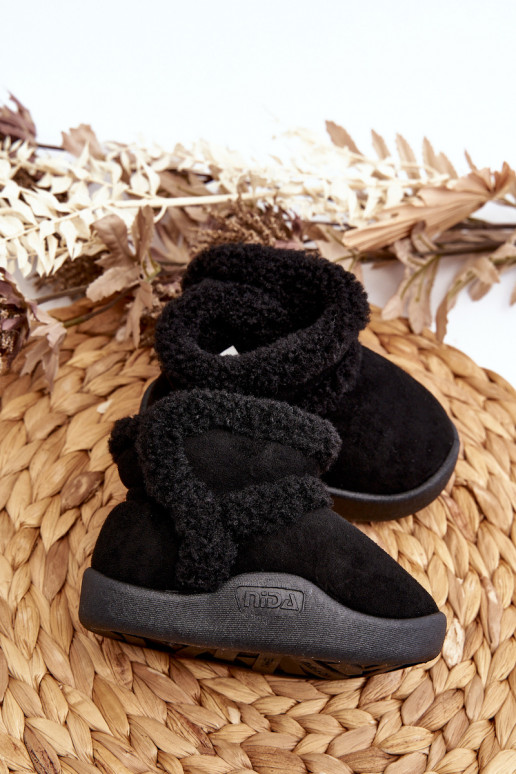 Children's Snow Boots with Velcro Black Unitia Children's Snow Boots with Velcro Black Unitia