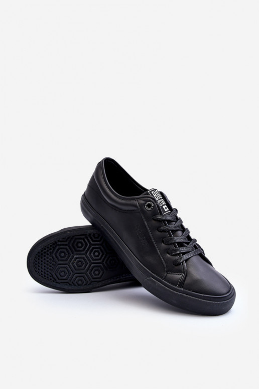 Men's Sneakers Made of Eco Leather Black Big Star JJ174234