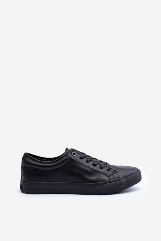 Men's Sneakers Made of Eco Leather Black Big Star JJ174234
