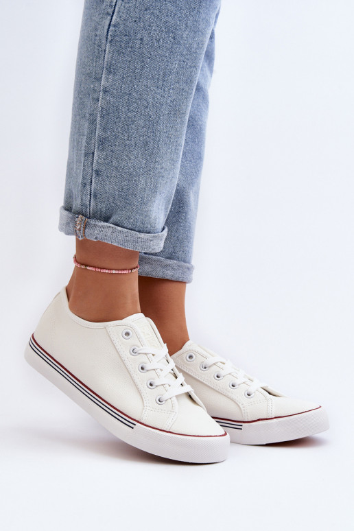Women's Sneakers Made of Eco Leather White Lirean