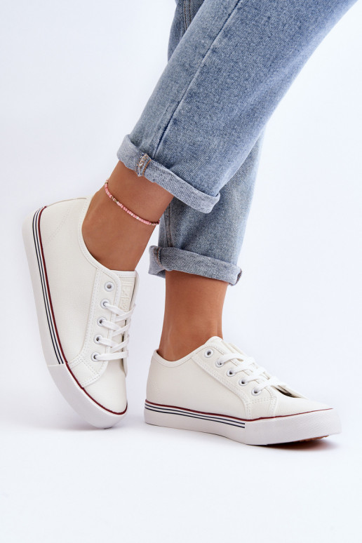 Women's Sneakers Made of Eco Leather White Lirean
