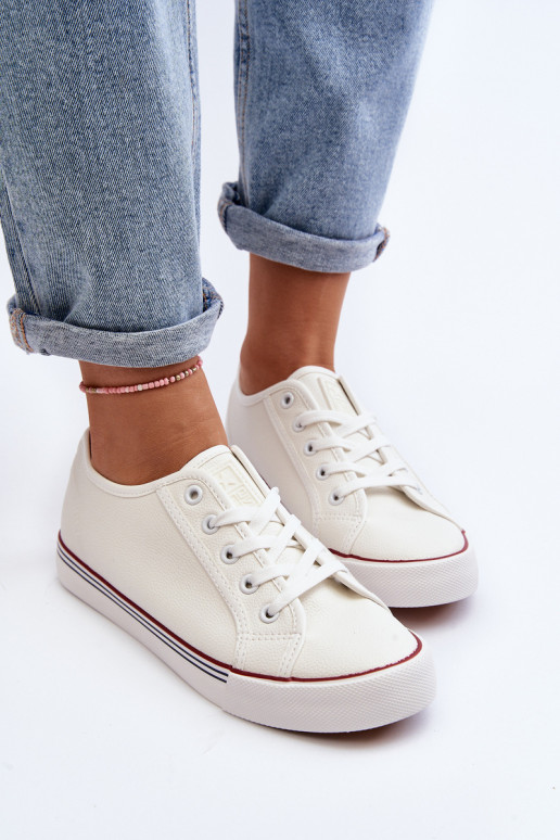 Women's Sneakers Made of Eco Leather White Lirean