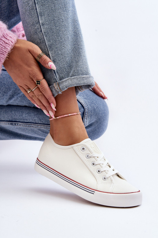 Women's Sneakers Made of Eco Leather White Lirean