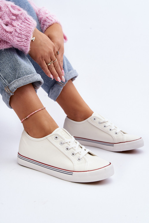 Women's Sneakers Made of Eco Leather White Lirean