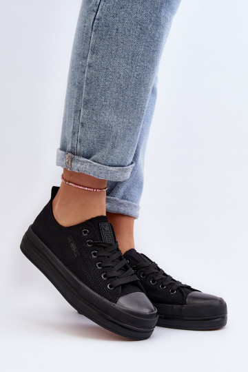 Women's Fabric Sneakers Black Staneva 2