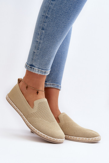 Women's Beige Slip-On Espadrilles Harmonie 2