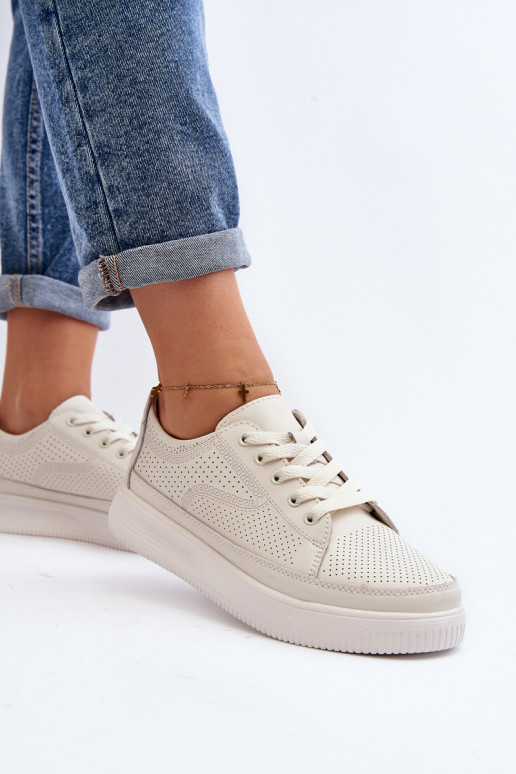 Women's Leather Sports Shoes Sneakers White Failla Women's Leather Sports Shoes Sneakers White Failla