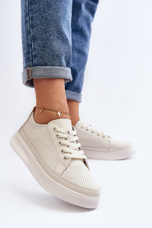 Women's Leather Sports Shoes Sneakers White Failla Women's Leather Sports Shoes Sneakers White Failla