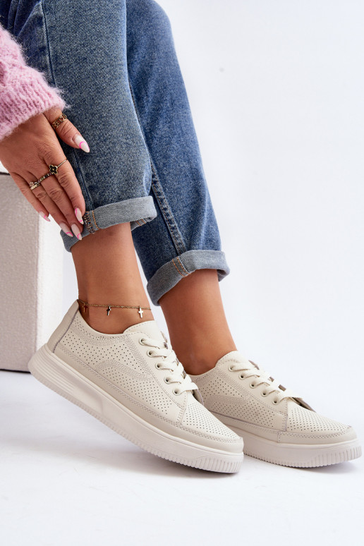 Women's Leather Sports Shoes Sneakers White Failla Women's Leather Sports Shoes Sneakers White Failla