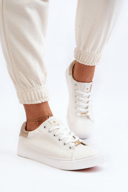 Women's sneakers made of eco leather white Tiraelle