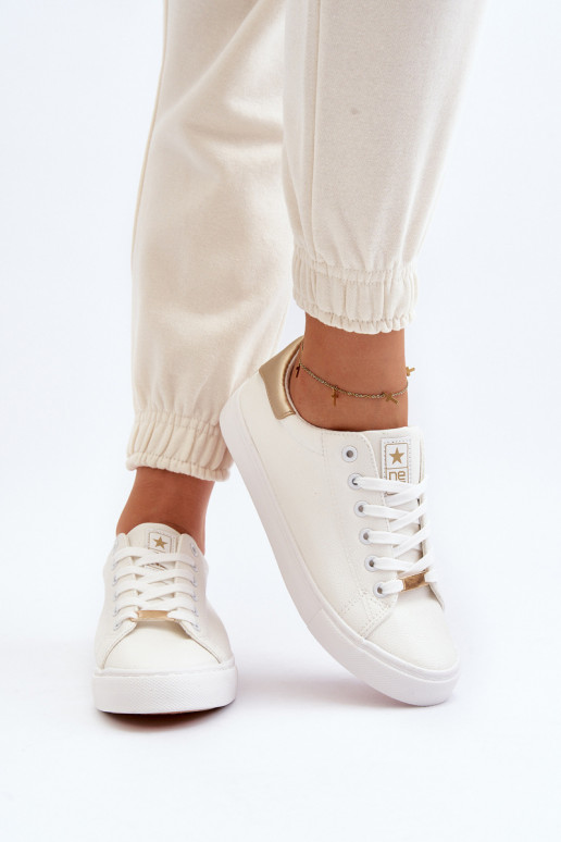 Women's sneakers made of eco leather white Tiraelle