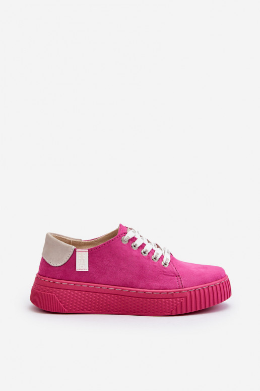Women's sneakers MEMORY FOAM SYSTEM BIG STAR NN276004 Fuchsia