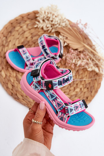 Children's Sandals Lee Cooper LCW-24-34-2600 Pink 2