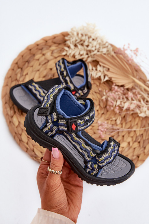 Dziecięce Sandałki Lee Cooper LCW-24-34-2601 Granatowe