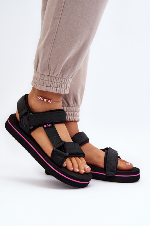 Damskie Sandały Na Platformie Lee Cooper LCW-24-05-2751L Czarne