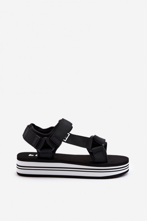 Damskie Sandały Na Platformie Lee Cooper LCW-24-05-2753 Czarne