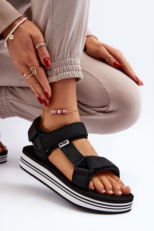 Women's Platform Sandals Lee Cooper LCW-24-05-2753L Black