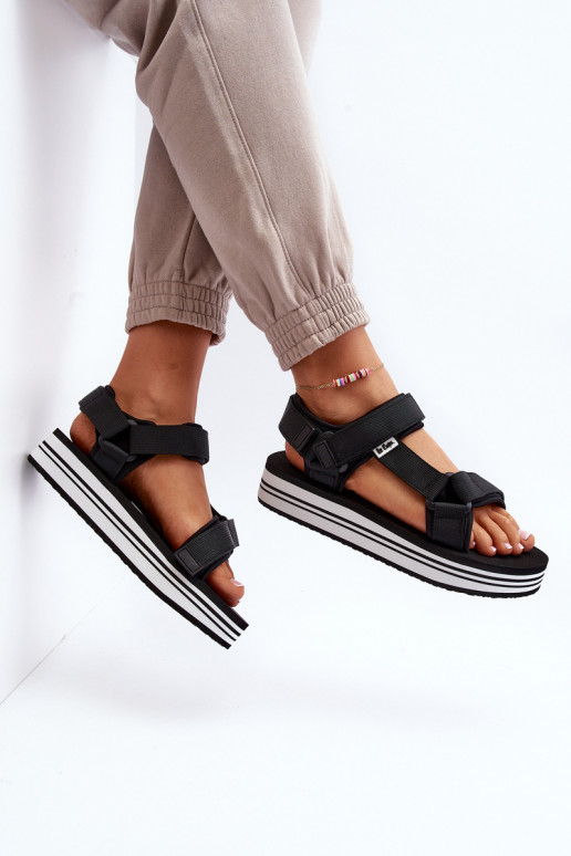 Damskie Sandały Na Platformie Lee Cooper LCW-24-05-2753 Czarne