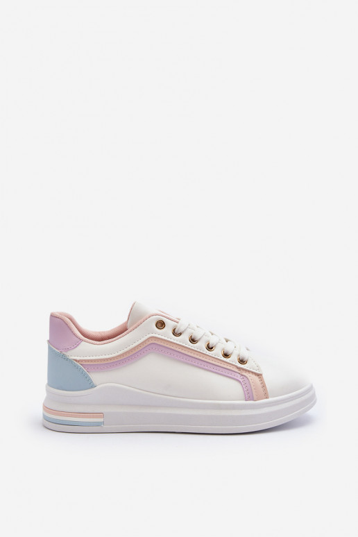 Women's Sneakers With Glitter Pink Elnami