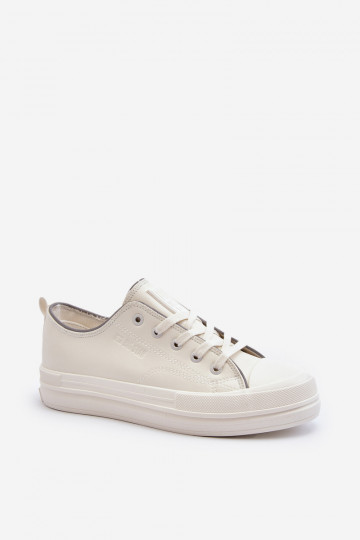 Women's Eco Leather Sneakers Big Star NN274847 White 2