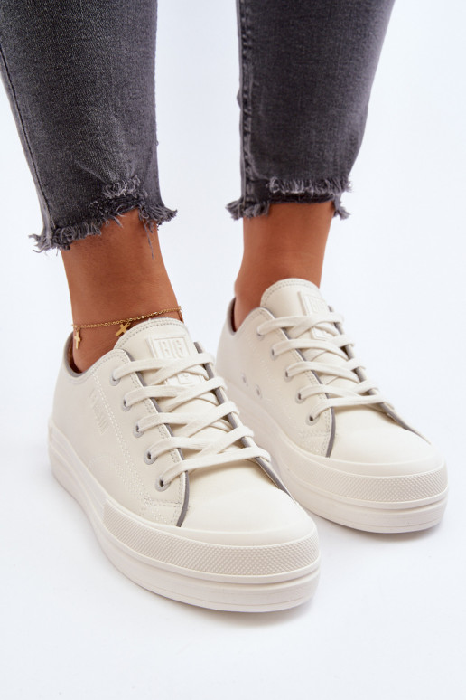 Women's Eco Leather Sneakers Big Star NN274847 White