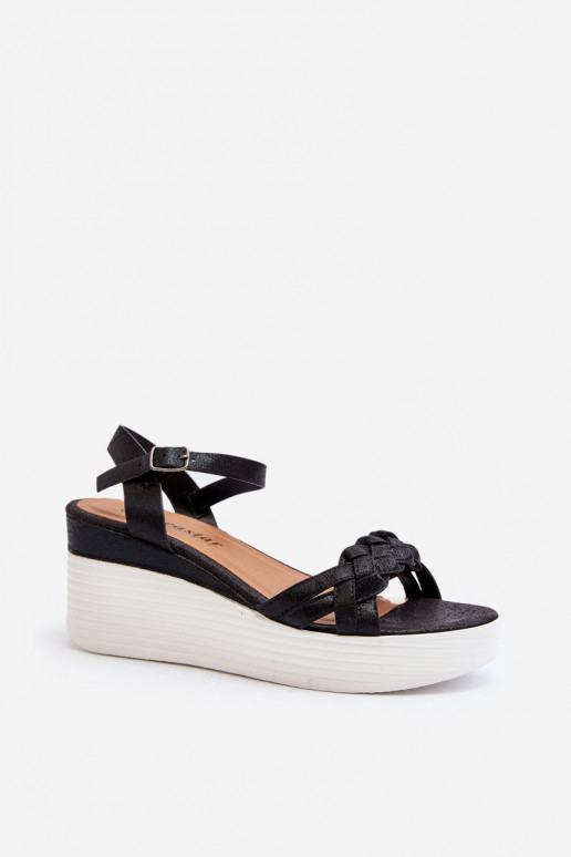 Black Wedge Sandals Esinna Black Wedge Sandals Esinna