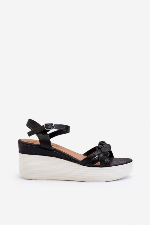 Black Wedge Sandals Esinna Black Wedge Sandals Esinna