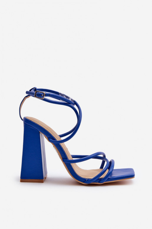 Fashionable High Heel Sandals Blue Josette