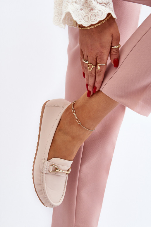 Women's Slip-On Loafers With Glitter Embellishment Beige This Moment Women's Slip-On Loafers With Glitter Embellishment Beige This Moment