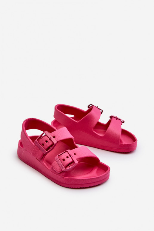 Children's Lightweight Sandals with Buckles BIG STAR NN374540 Fuchsia