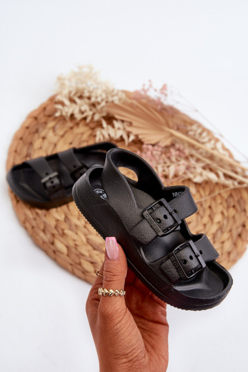 Children's lightweight sandals with buckles BIG STAR NN374541 Black 2