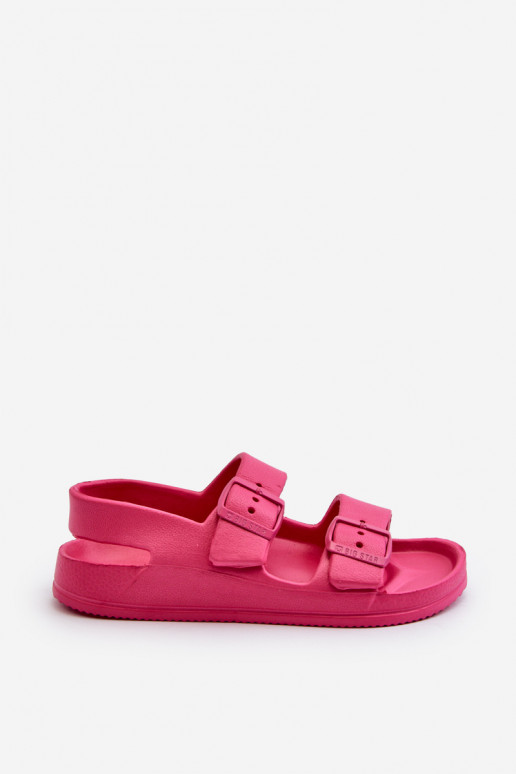 Lightweight Children's Sandals with Buckles BIG STAR NN374545 Fuchsia Lightweight Children's Sandals with Buckles BIG STAR NN374545 Fuchsia